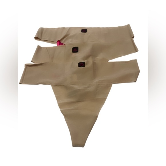 NWT La Senza beige lightweight comfy modal all day wear thong underwear panty L - Picture 2 of 2